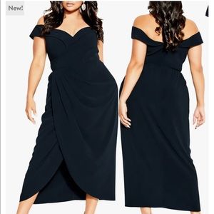 NWT City Chic gorgeous black dress